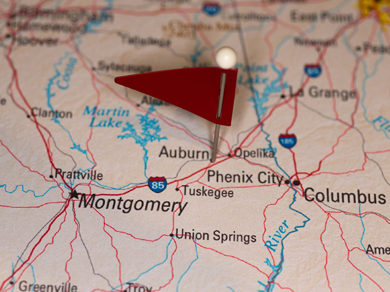 Cities on Map